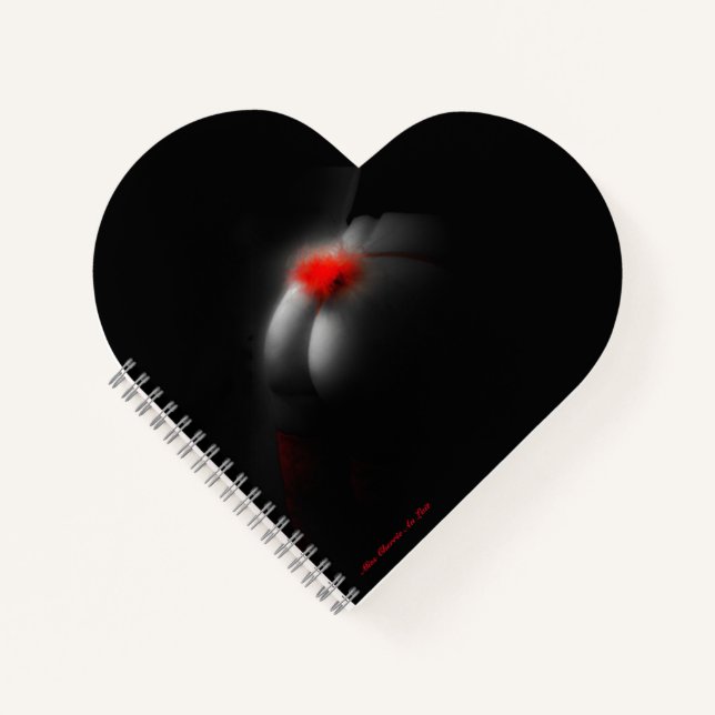 Sexy Sinnliche Niedliche Valentine Heart Notebook  Notizbuch (Vorderseite)