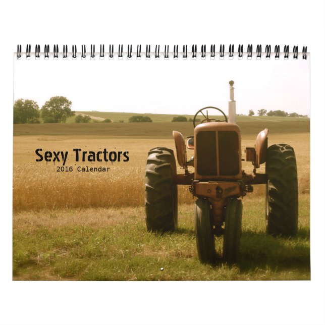 "Sexy" Traktor-Kalender: Fertigen Sie Jahr Kalender (Titelbild)
