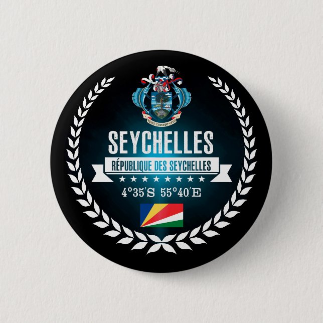 Seychellen Button (Vorderseite)