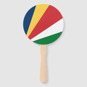 Seychellen-Flagge Fächer
