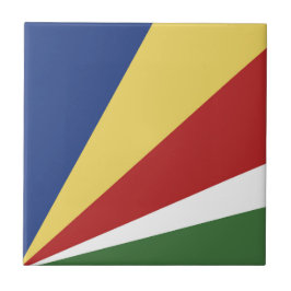 Seychellen-Flagge Fliese