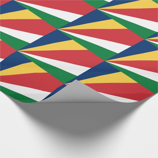 Seychellen-Flagge Geschenkpapier (Ecke)