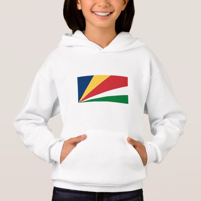Seychellen-Flagge Hoodie (Vorderseite)