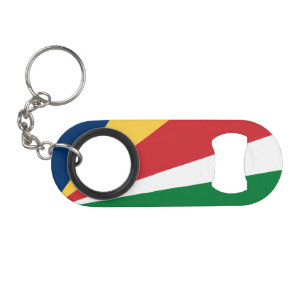 Seychellen-Flagge Mini Flaschenöffner