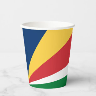 Seychellen-Flagge Pappbecher