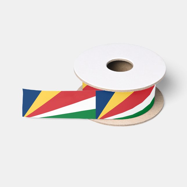 Seychellen-Flagge Satinband (Spule)