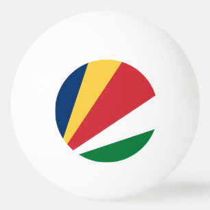 Seychellen-Flagge Tischtennisball