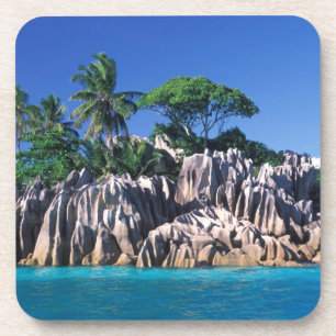 Seychellen. Ilot St. Pierre (bei Praslin Untersetzer
