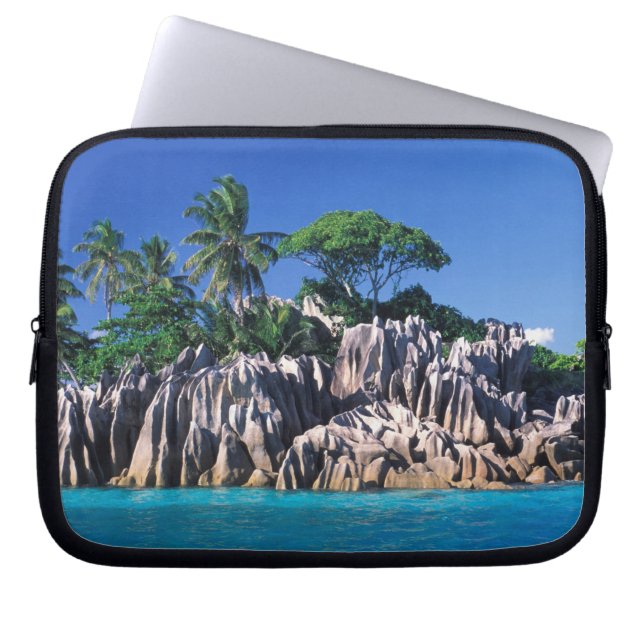Seychellen. Ilot St. Pierre (in der Nähe von Prasl Laptopschutzhülle (Vorderseite)