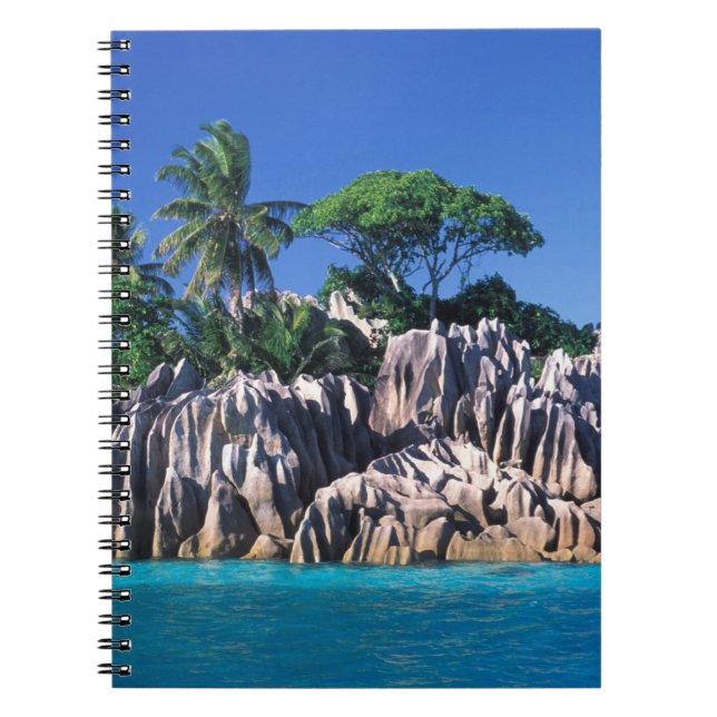 Seychellen. Ilot St. Pierre (in der Nähe von Prasl Notizblock (Vorderseite)