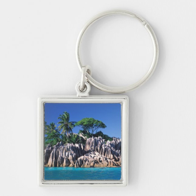 Seychellen. Ilot St. Pierre (in der Nähe von Prasl Schlüsselanhänger (Vorne)
