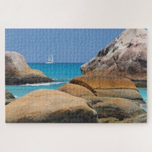 Seychellen Insel Tropisches Meeres Jigsaw Puzzle