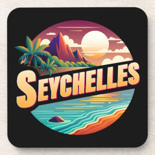 Seychellen Inseln Indischer Ozean Getränkeuntersetzer
