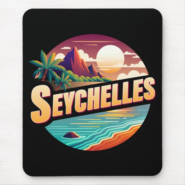 Seychellen Inseln Indischer Ozean Mousepad (Vorne)
