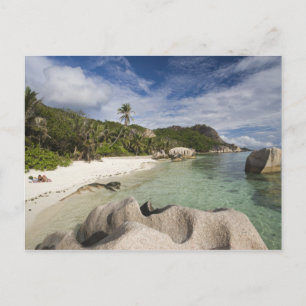 Seychellen, La Digue Insel, L'Union Estate Postkarte