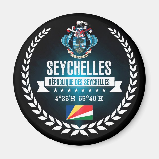 Seychellen Magnet (Vorne)