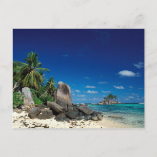 Seychellen, Mahe-Insel, Anse Royale Strand. Postkarte