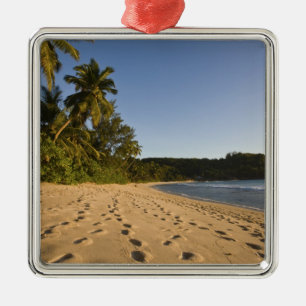 Seychellen, Mahe Island, Strand Anse Takamaka, 2 Silbernes Ornament