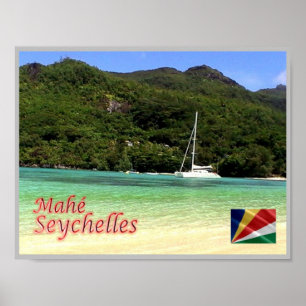 Seychellen - Mahé - Meeresblick - Poster
