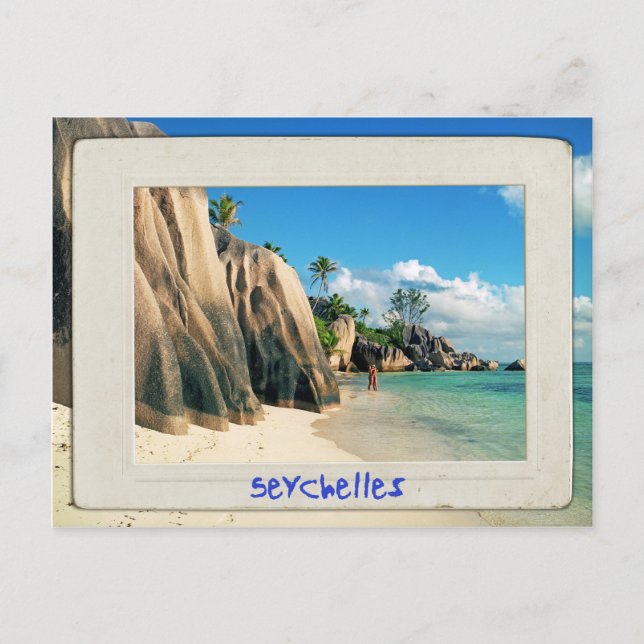 Seychellen Postkarte (Vorderseite)