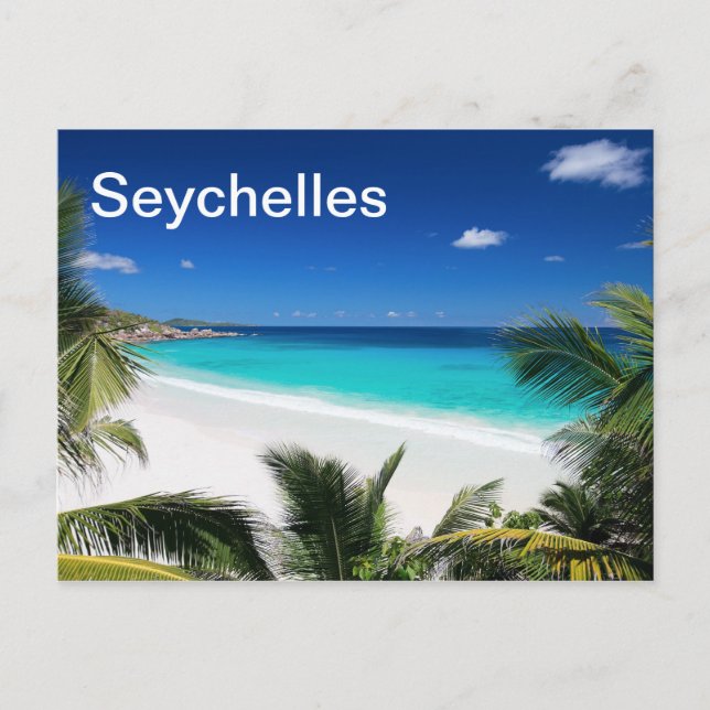 Seychellen Postkarte (Vorderseite)