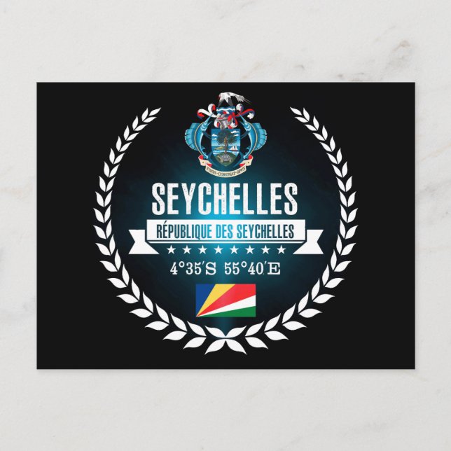 Seychellen Postkarte (Vorderseite)