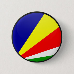 Seychellen-Qualität Flaggen-Kreis Button