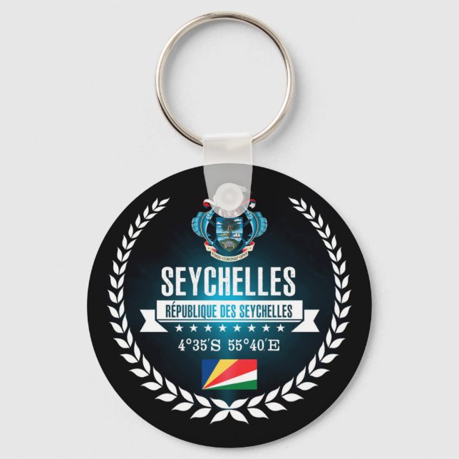 Seychellen Schlüsselanhänger (Vorderseite)