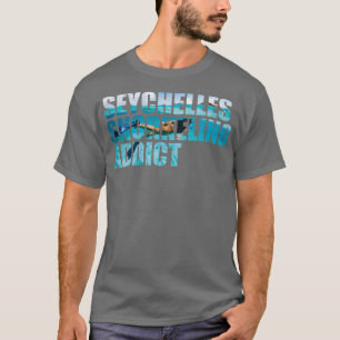 Seychellen Schnorcheln Foto Frau T-Shirt