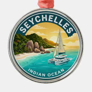 Seychellen Seychellen Ornament Aus Metall