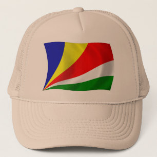 Seychelles Flag Hat Truckerkappe