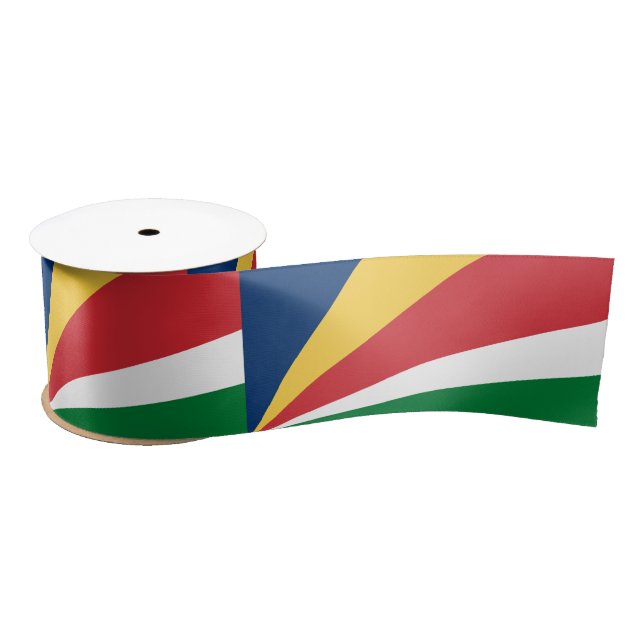 Seychelles Flag Satinband (Spule)
