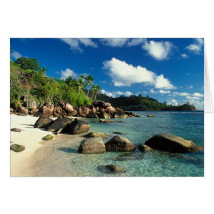 Seychelles, île de Mahé, plage d'Anse Royale.3