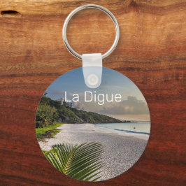 Seychelles La Digue Sunset Beach Holiday Souvenir Schlüsselanhänger