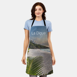 Seychelles La Digue Sunset Beach Holiday Souvenir Schürze