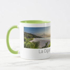 Seychelles La Digue Sunset Beach Holiday Souvenir Tasse