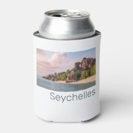 Seychelles La Digue Vintag Sunset Holiday Geschenk Dosenkühler