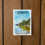 Seychelles Tropical Creole Island Travel Artwork Postkarte<br><div class="desc">Das ist ein farbenfrohes Aquarellbild der Seychellen Tropical Island auf einer Postkarte. Das ist eine tolle Geschenkidee für Liebhaber von Geburtstag oder Weihnachten und für jeden Touristen, der einen Ausflug in das afrikanische Reiseziel im Indischen Ozean gemacht hat. Machen Sie dieses Produkt zu Ihrem eigenen und fügen Sie Ihren eigenen...</div>