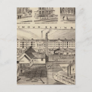 Seymour, Sabinand Landkreis, Minnesota Postkarte