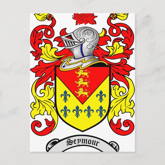 Seymour-Wappen Postkarte (Vorderseite)