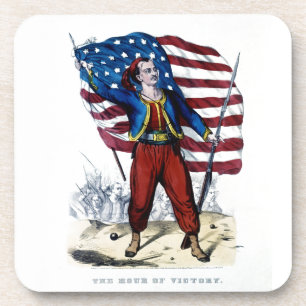 Sezessionskrieg New York Zouaves Getränkeuntersetzer