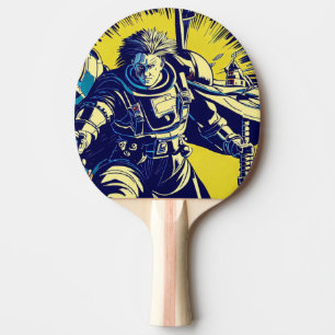 SF Anime Hero - Holzschnitt (1) Tischtennis Schläger