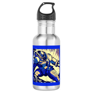SF - Anime Hero Woodcut 4 Edelstahlflasche