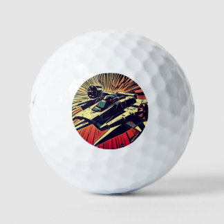 SF Anime Starfighter - Holzschnitt (1) Golfball
