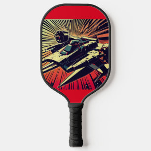 SF Anime Starfighter - Holzschnitt (1) Pickleball Schläger