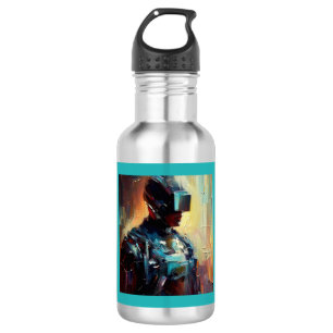 SF - Cyberpunk Hero 3 Edelstahlflasche