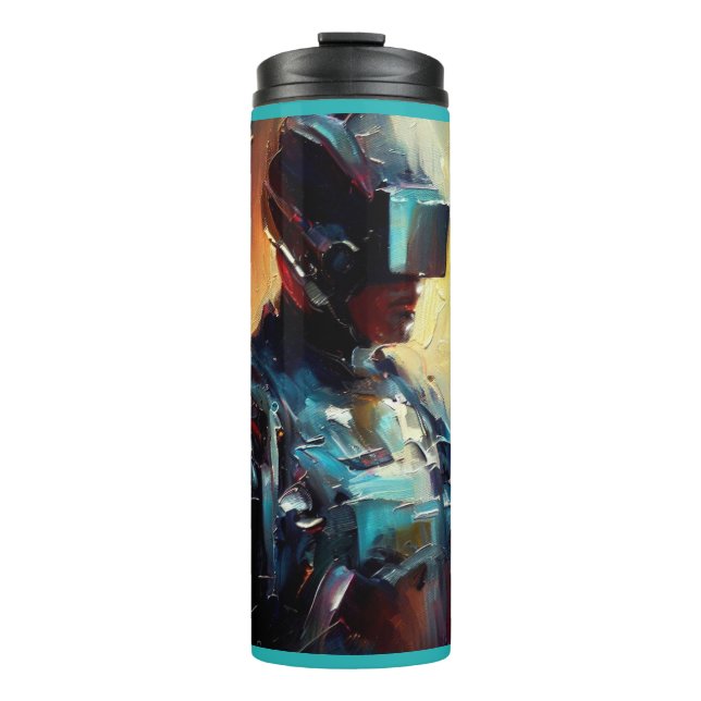 SF - Cyberpunk Hero 3 Thermosbecher (Vorderseite)