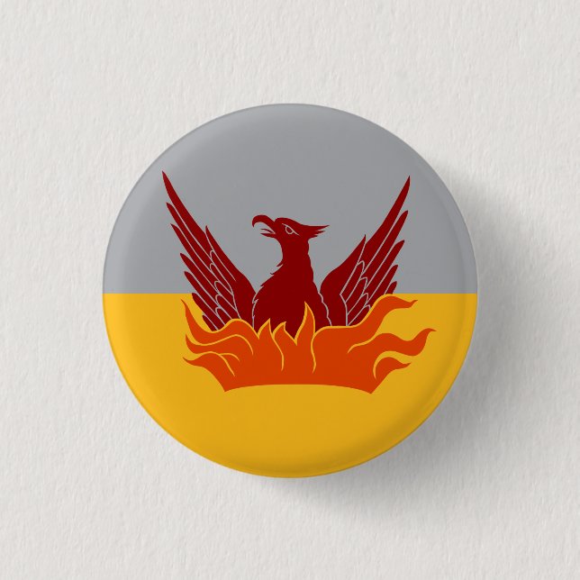 SF Fog Gold Flag Button (Vorderseite)
