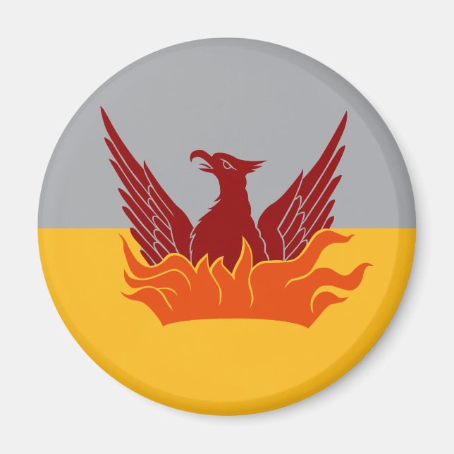 SF Fog & Gold Flag Magnet (Vorne)