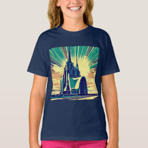 SF Futuristische Kirche 3 T-Shirt